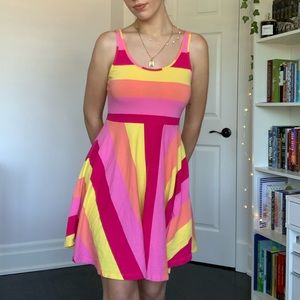H&M colourful dress